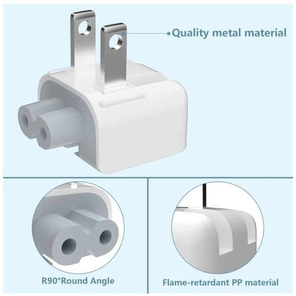 NWT Charge Adapter US Standard Plug Duck Head for apple devices - Picture 2 of 5